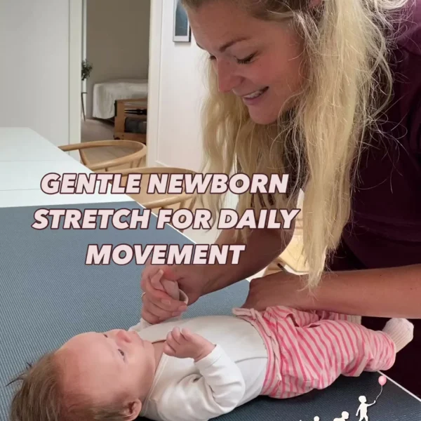 Free movement in the body is important for healthy motor development, so it’s really good to make it a habit to gently …